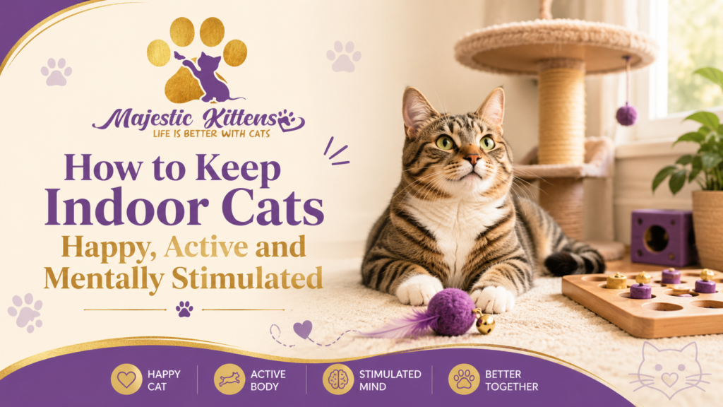 how to keep indoor cats happy