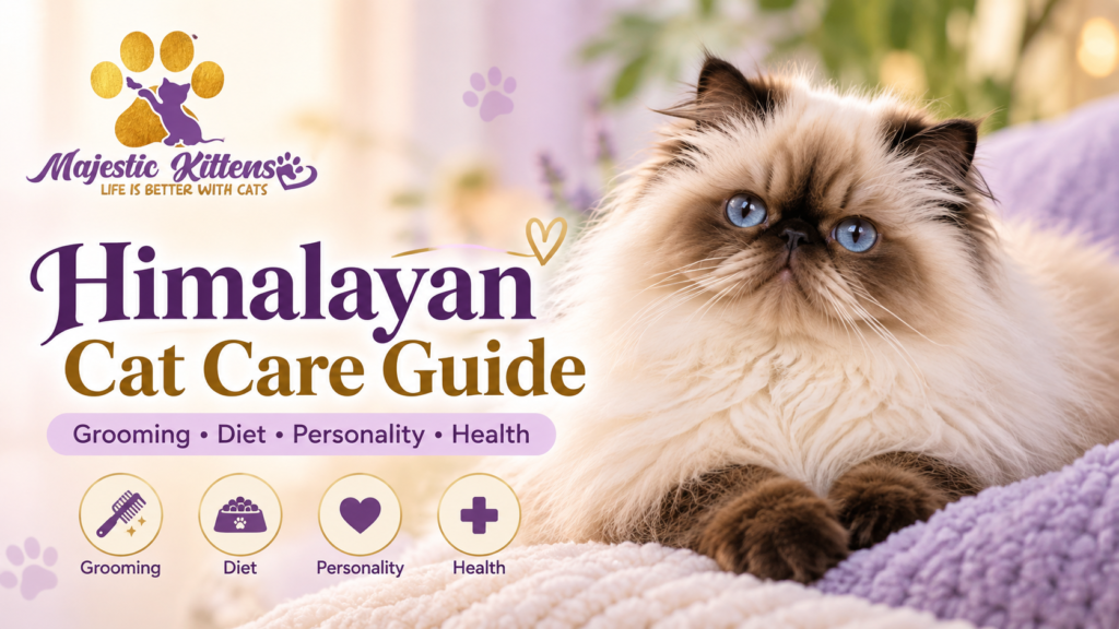 Himalayan Cat Care Guide: Grooming, Diet & Health Tips